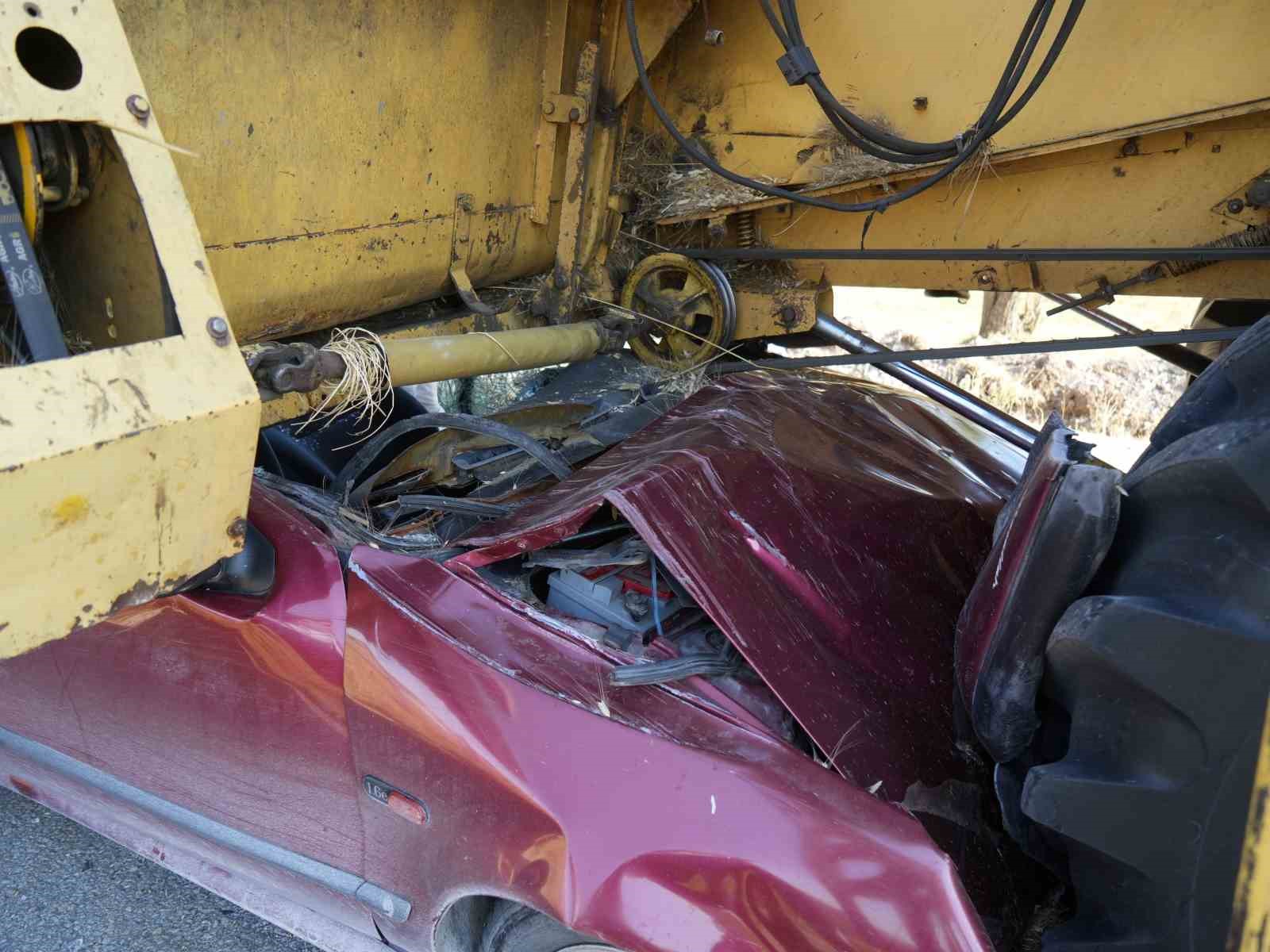 Kastamonu’da otomobil biçerdöverin altında kaldı: 1 ölü 