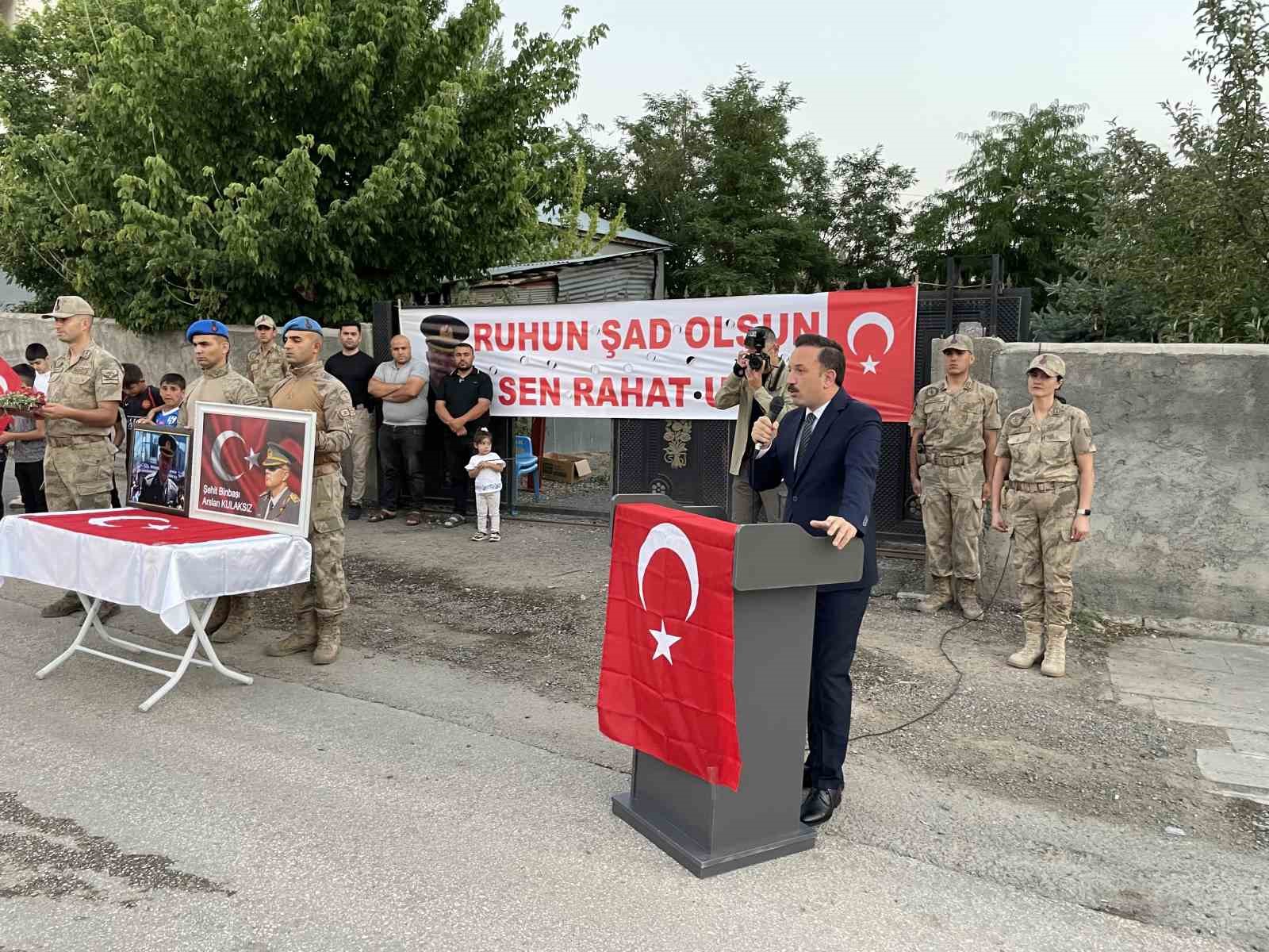 Şehit Binbaşı Arslan Kulaksız Malazgirt’te anıldı 