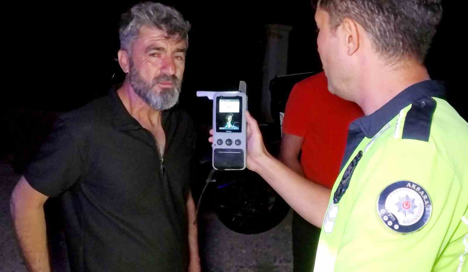 Alkollü sürücü ile vatandaşın 