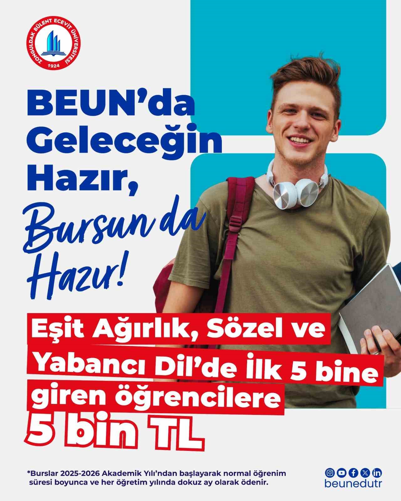 BEUN’da Başarı Bursuyla Öğrencilere Büyük Destek 