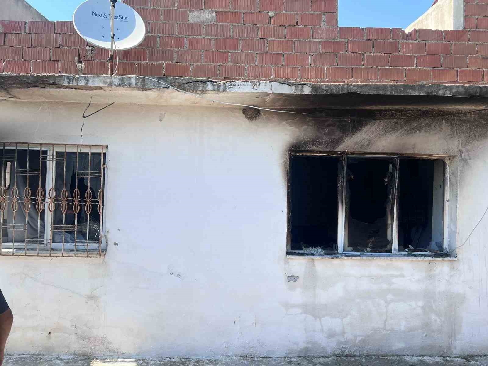 Kayınpederinin evini ateşe veren damat, yakalandı 