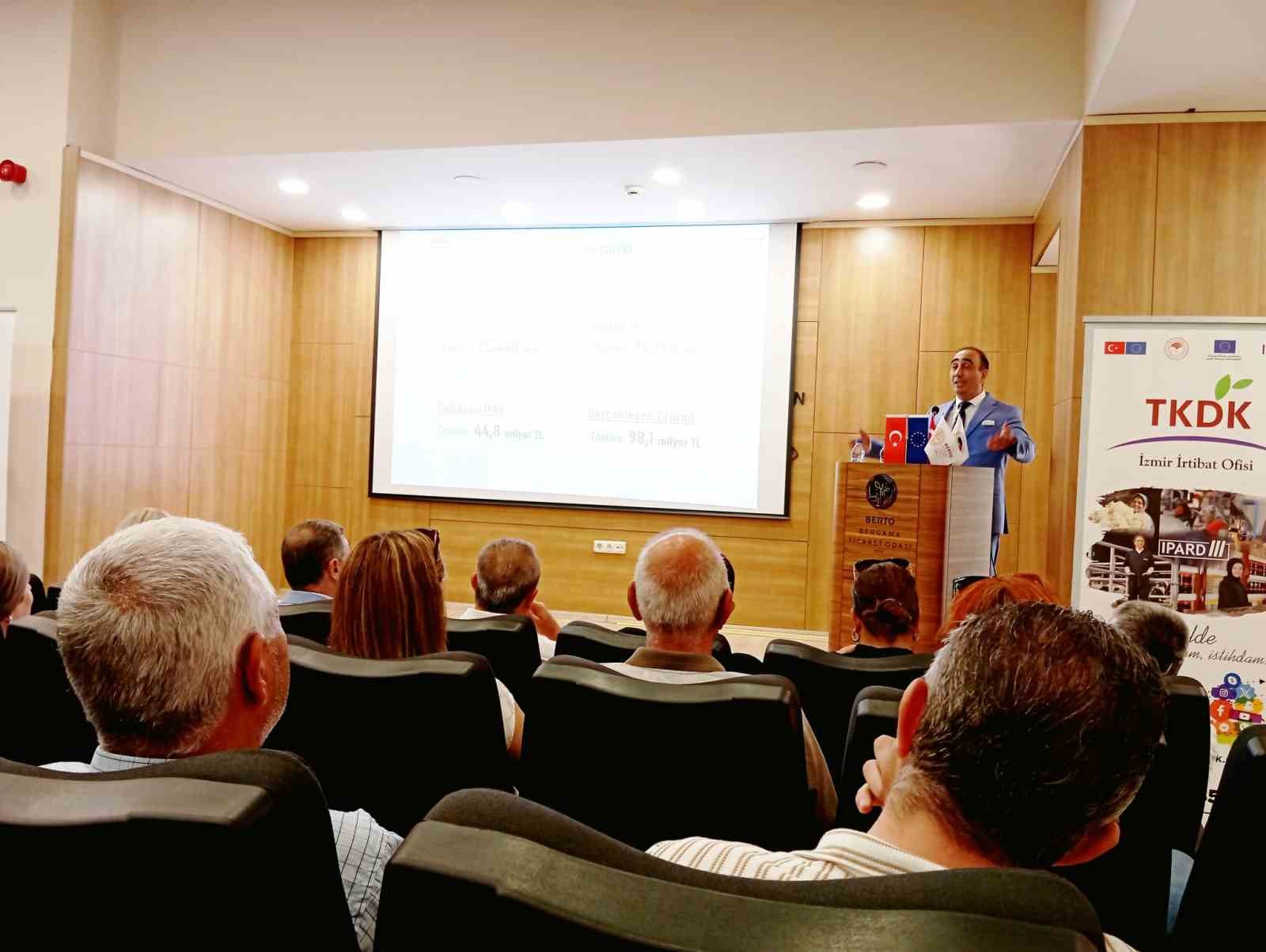 Bergama’da IPARD Programı ve TKDK hibe destekleri anlatıldı 