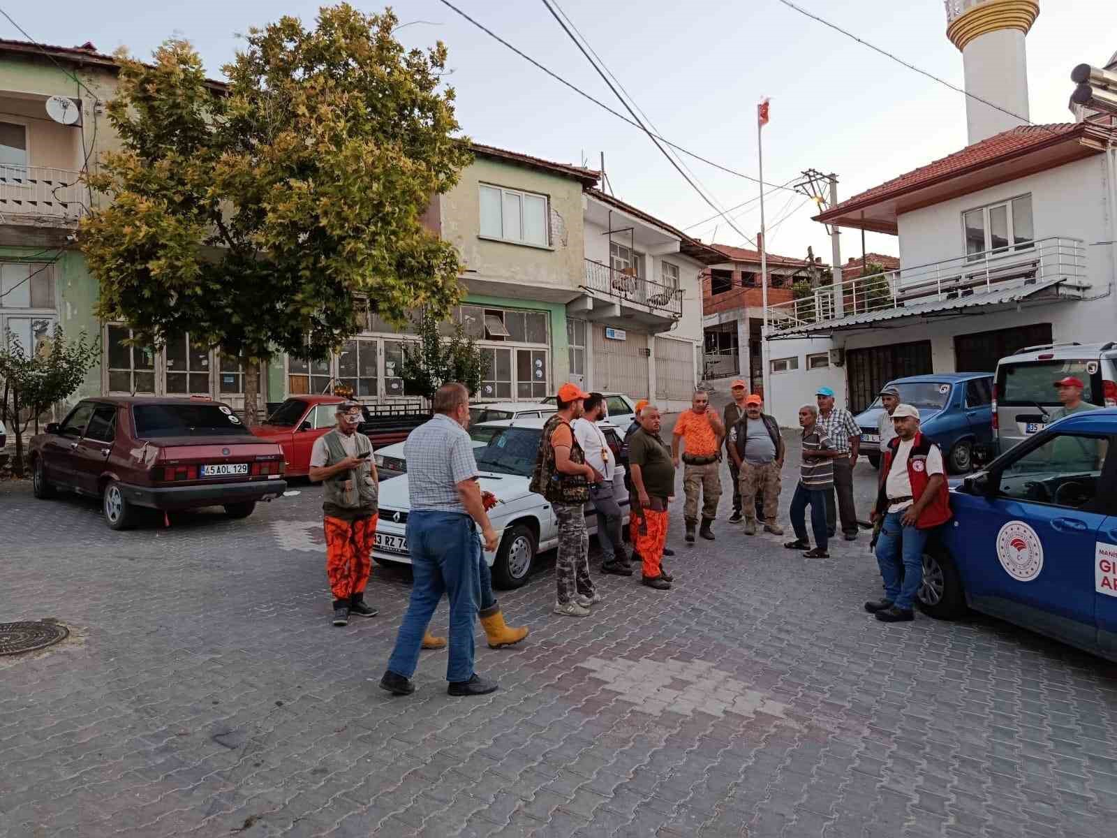 Soma’da yaban domuzu sürek avı başarıyla tamamlandı 