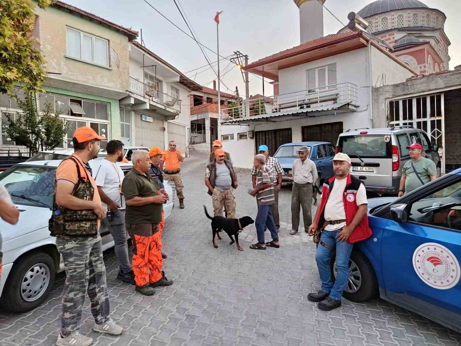 Soma’da yaban domuzu sürek avı başarıyla tamamlandı 