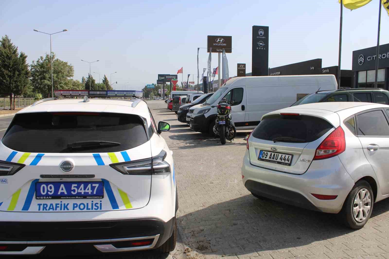Aydın’daki kazada polis memuru yaralandı 