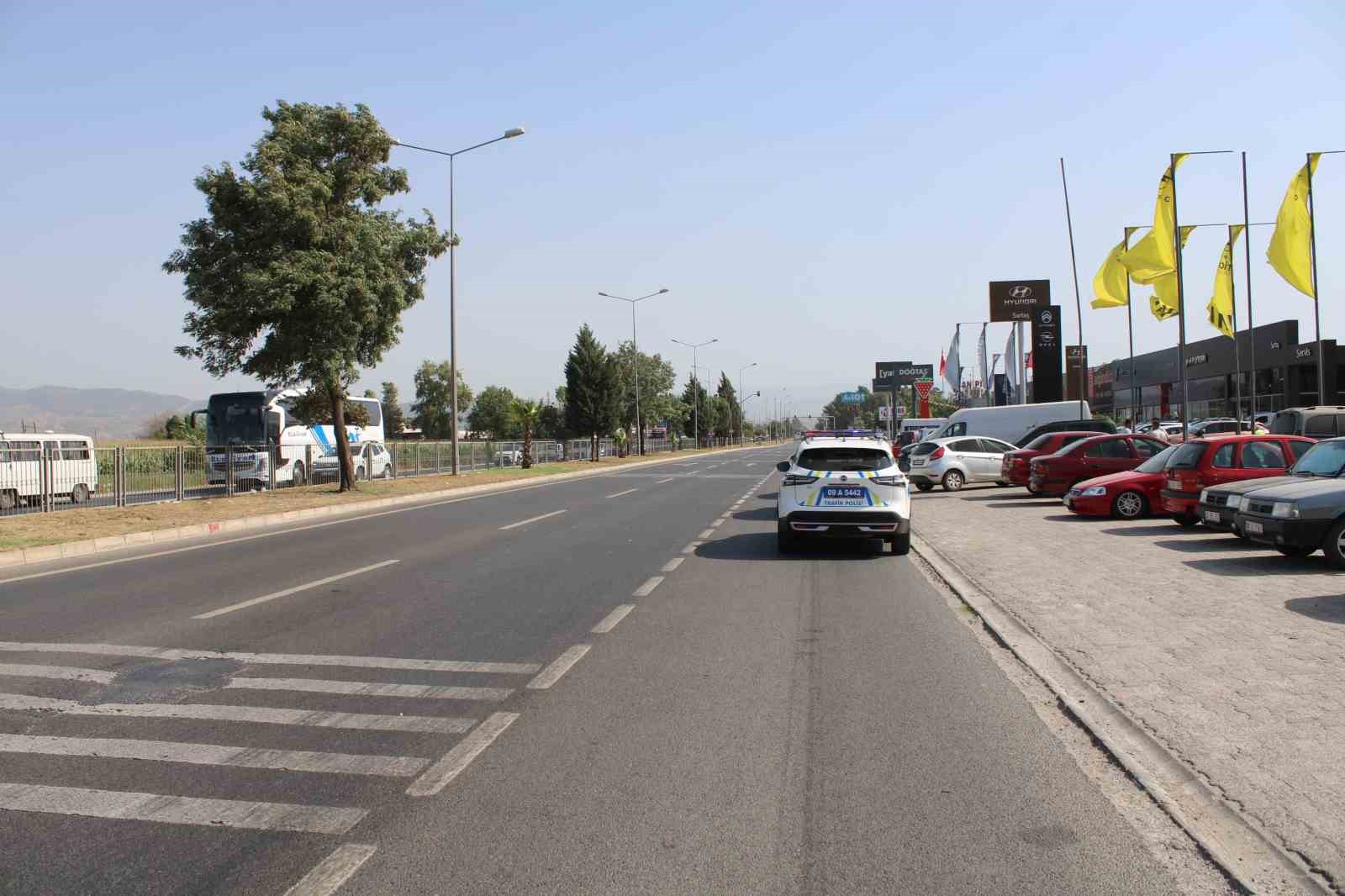 Aydın’daki kazada polis memuru yaralandı 