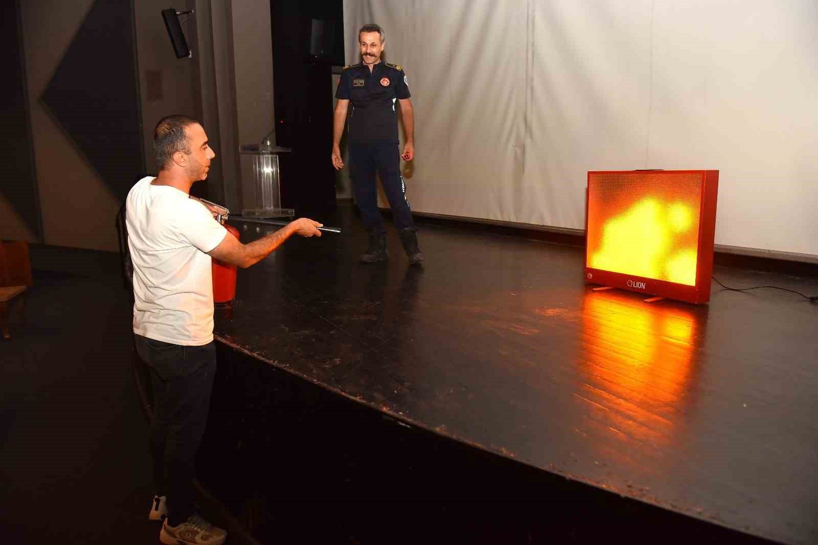 Yıldırım Belediyesin’den yangın eğitimi 