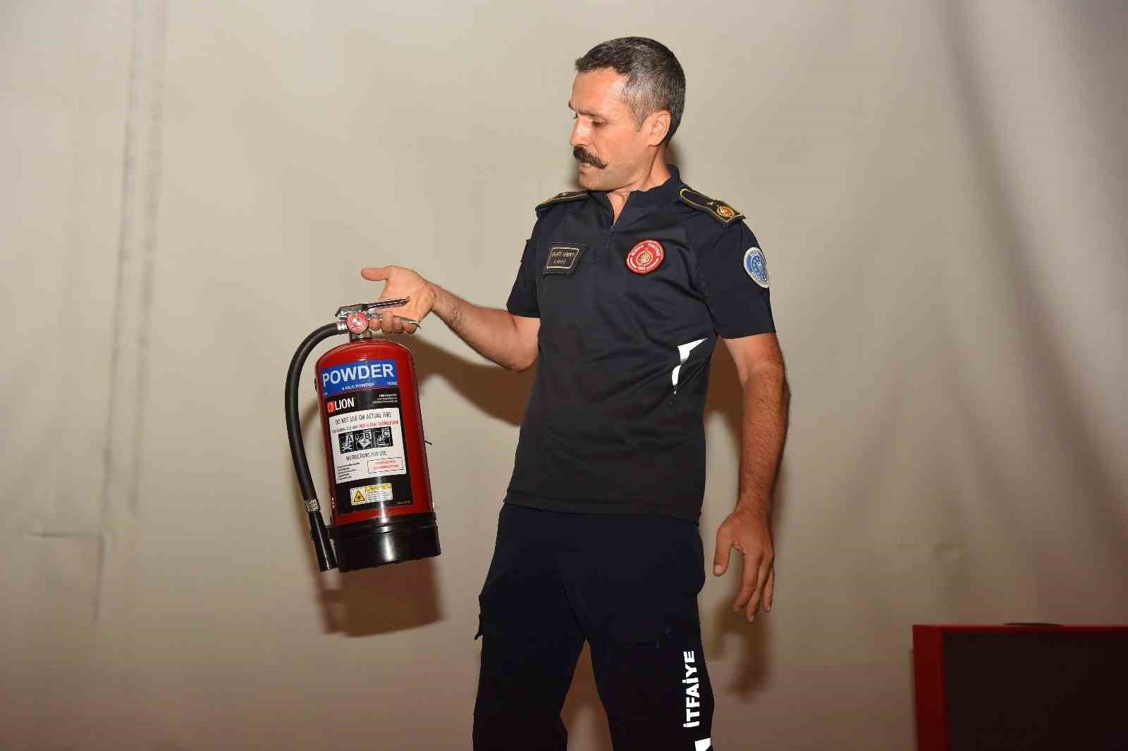 Yıldırım Belediyesin’den yangın eğitimi 