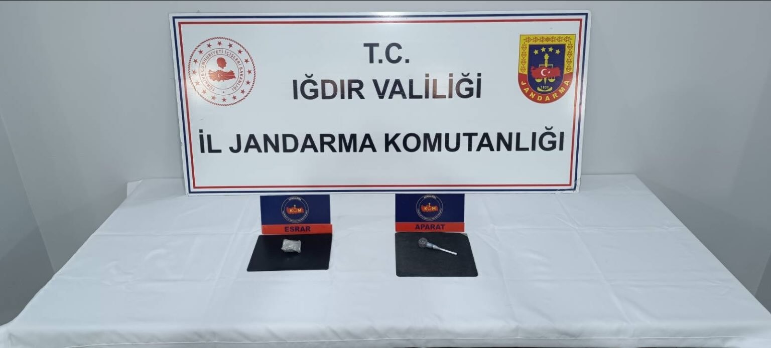 Iğdır’da jandarmadan uyuşturucu operasyonu: 1 tutuklama 