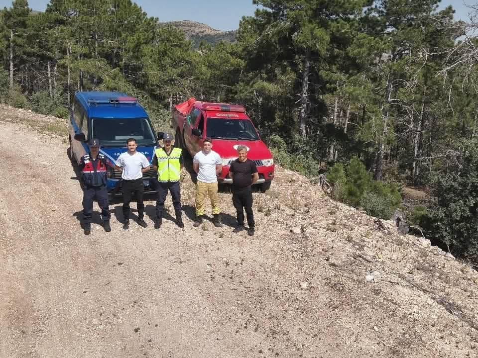 Beypazarı’nda orman yangınına karşı mücadele 