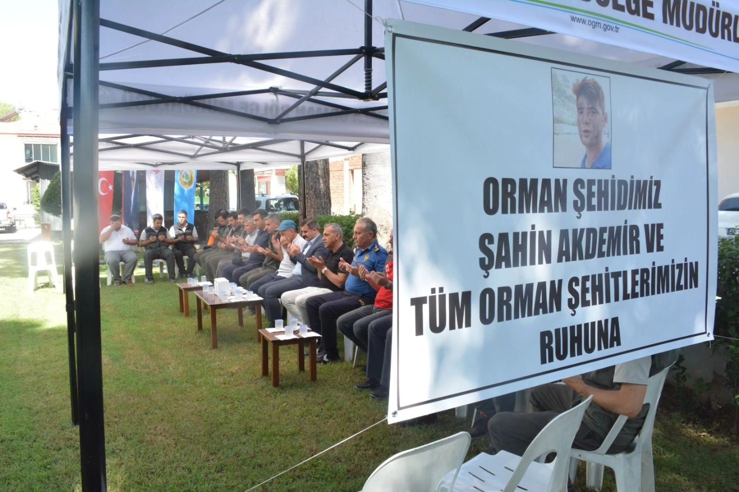 Köyceğiz’de orman şehidi Akdemir için lokma hayrı yapıldı