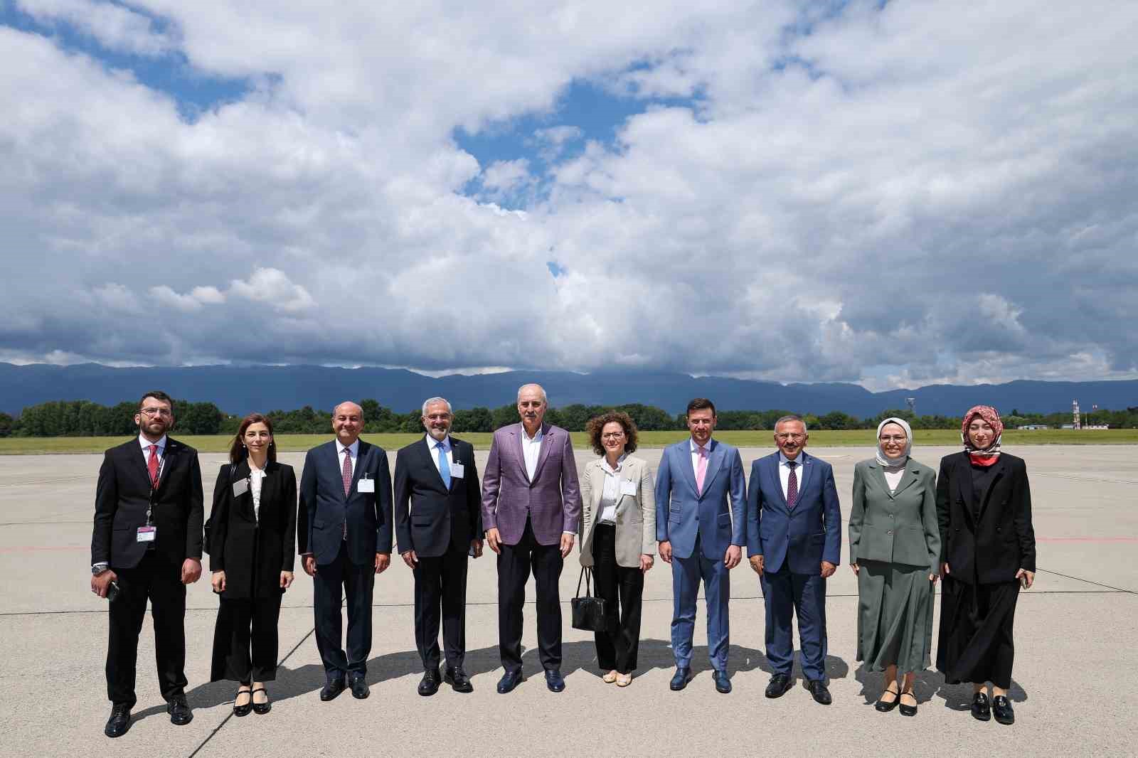 TBMM Başkanı Kurtulmuş, İsviçre’de 