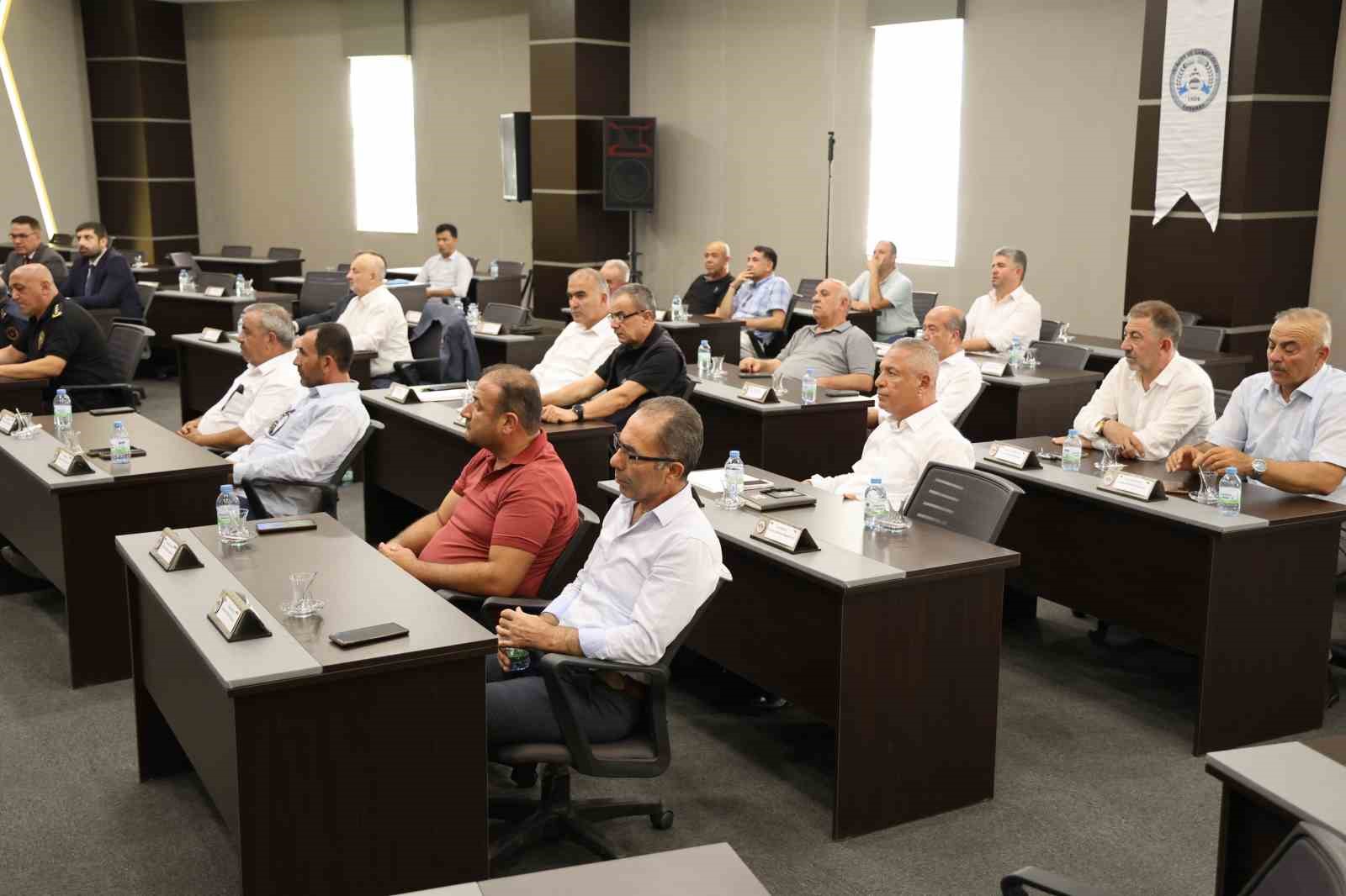 Aksaray’da orman yangınlarına karşı tedbir toplantısı yapıldı 