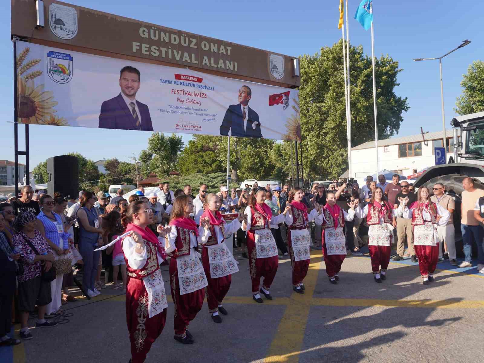 Babaeski’de 49. Tarım ve Kültür Festivali başladı 