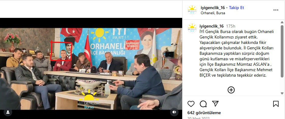 Tutuklanan FETÖ’cü kundakçının, İYİ Parti’deki görüntüleri ortaya çıktı 