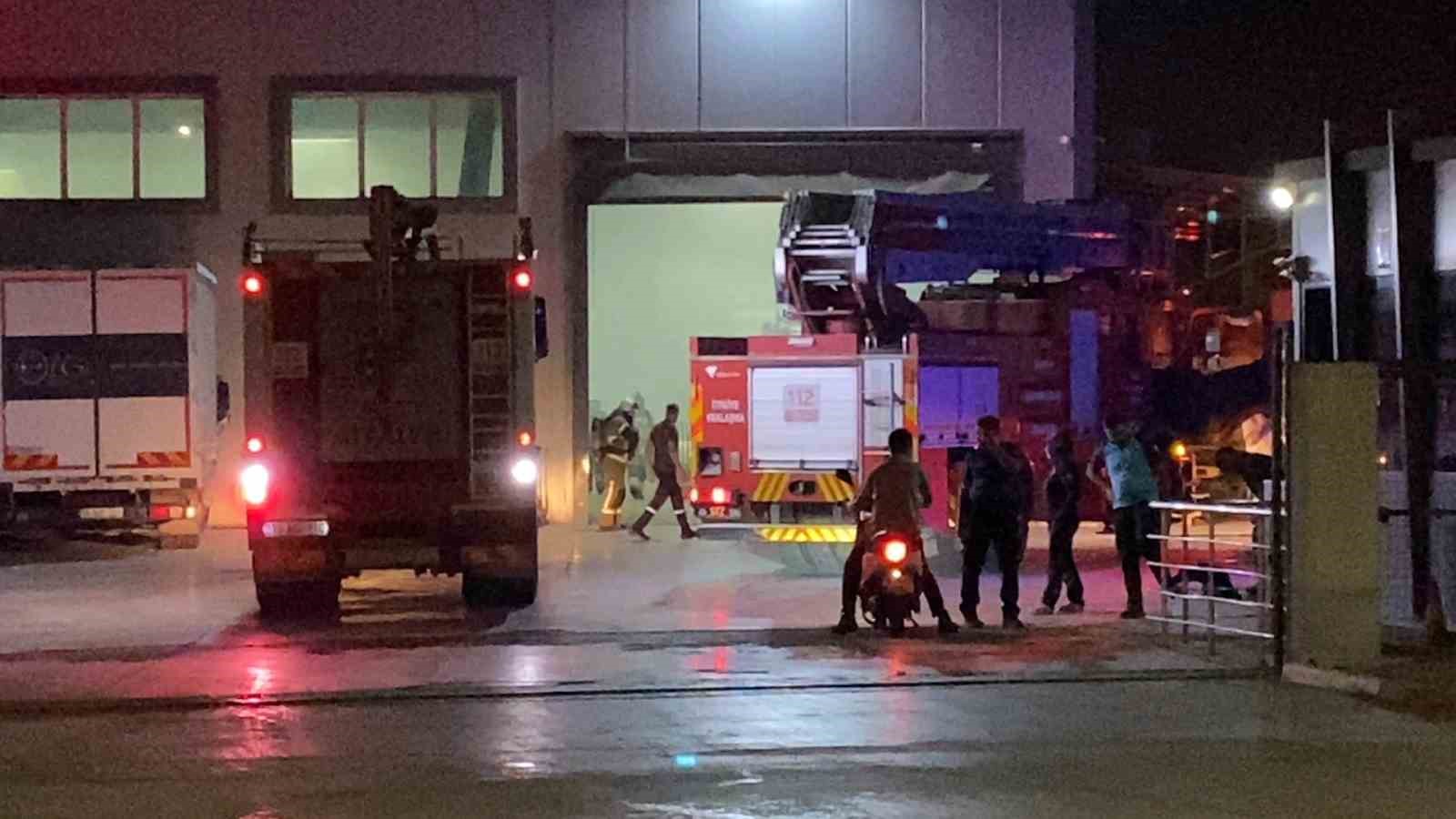 Bursa’da tekstil fabrikasında yangın 