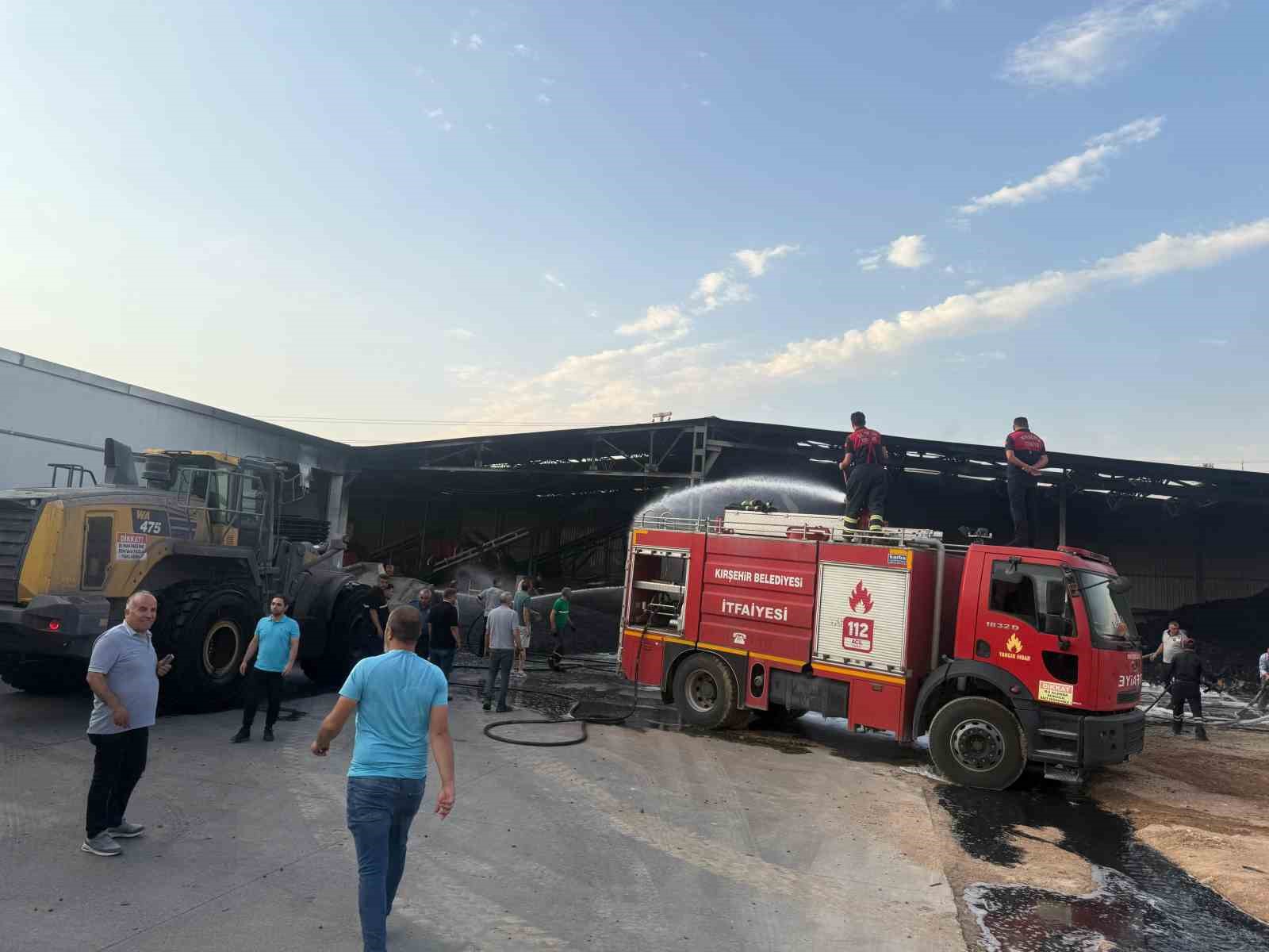 Kırşehir’de Petlas fabrikasında yangın 