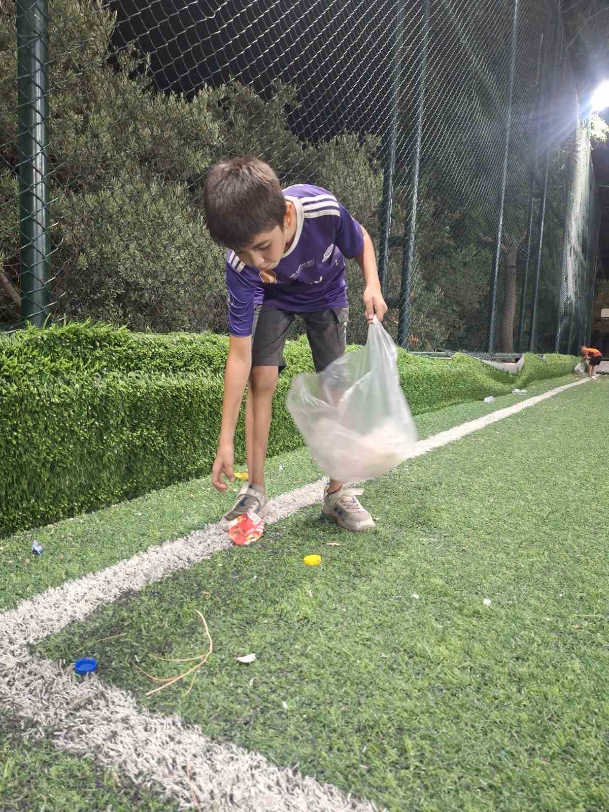 Önce temizlik, sonra maç 