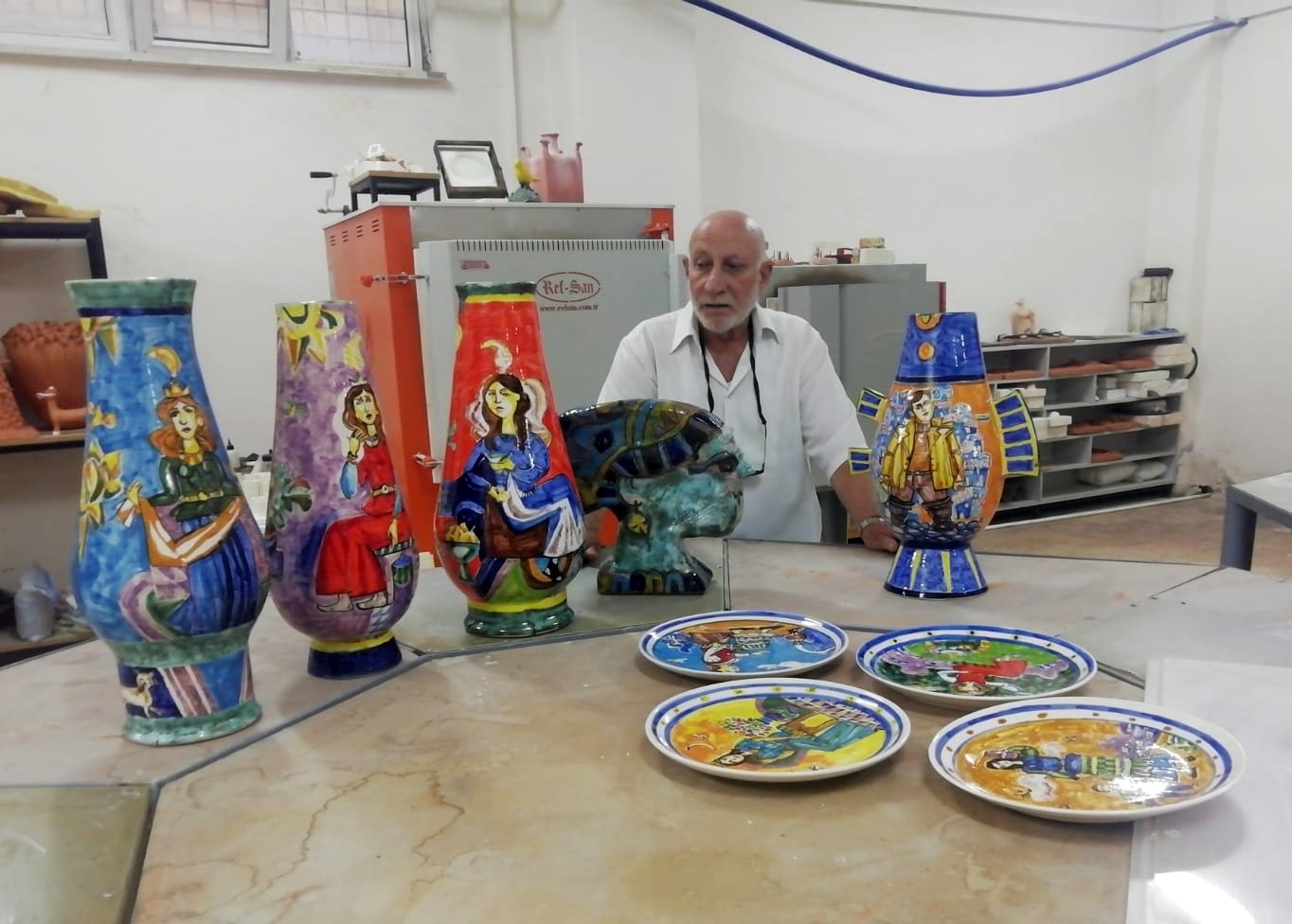 Resim ve seramik sanatçısı Muhammet Aliyev SANKO Sanat Galerisinde sergi açacak 