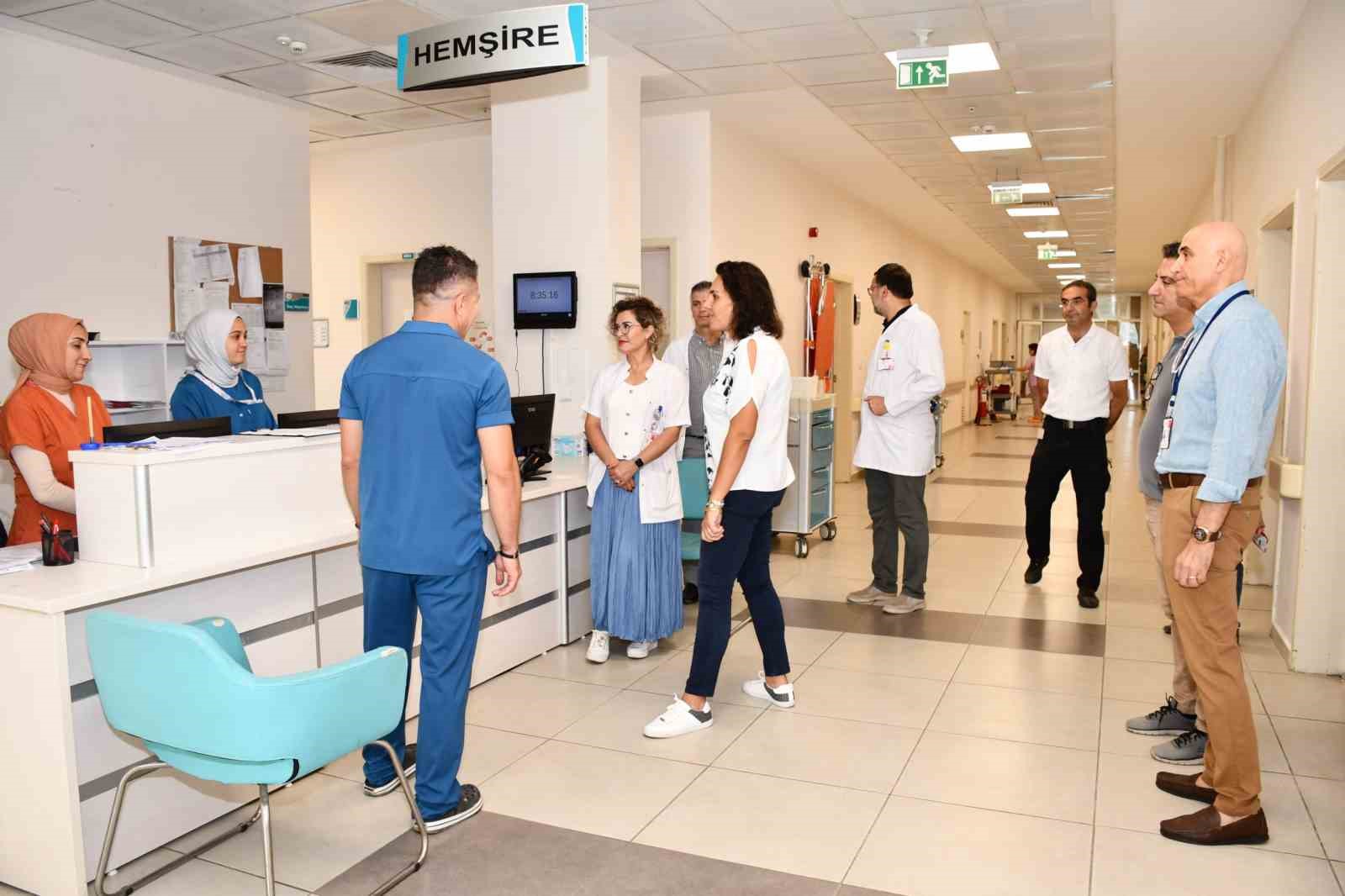 Yeni atanan başhekim ilk saha çalışmasını gerçekleştirdi 