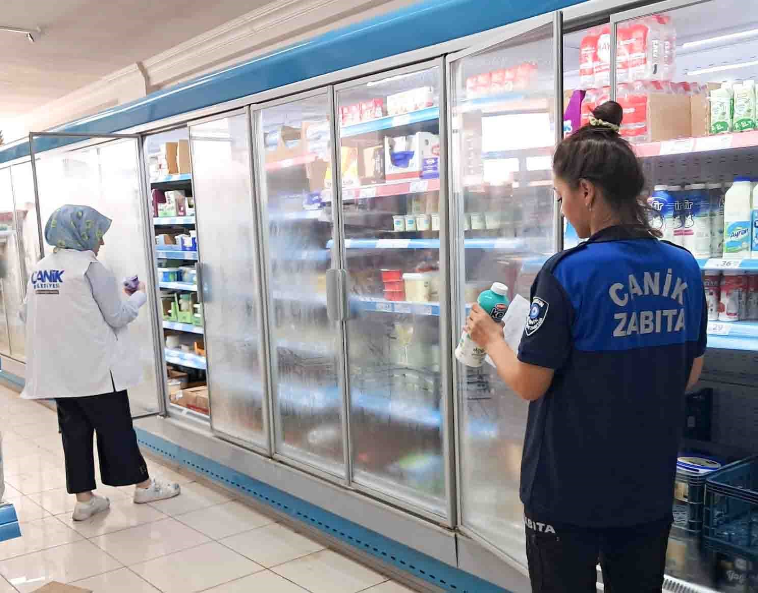 Canik’te soğuk gıda denetimi