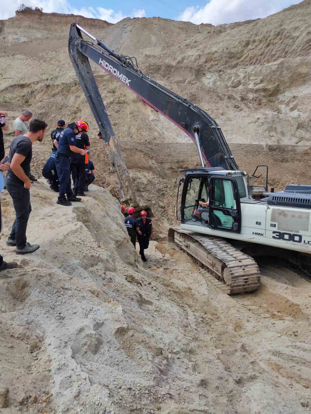 Silivri’de göçük altında kalan işçinin cansız bedenine ulaşıldı 