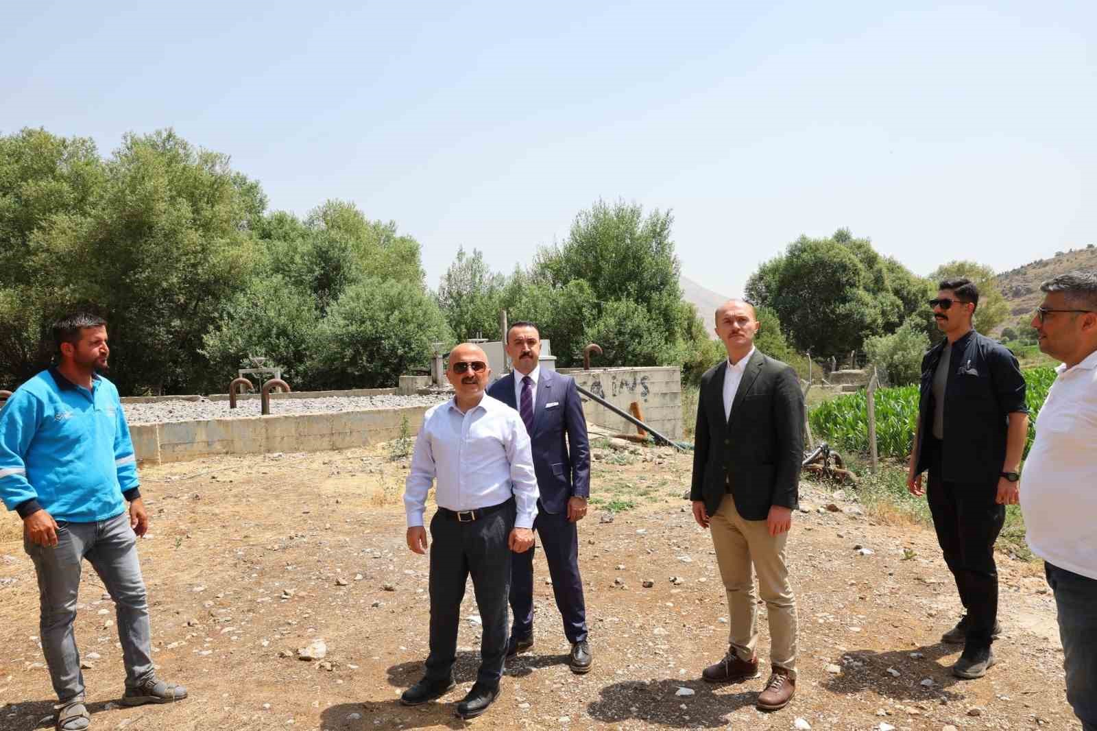 Vali Varol, Havşeri İsale Hattı’nda incelemelerde bulundu 