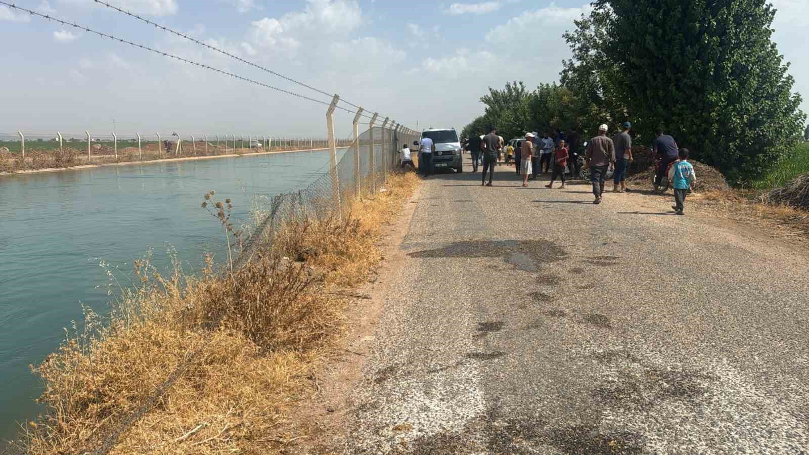 Sulama kanalında akıntıya kapılan genç için arama çalışmaları başlatıldı 
