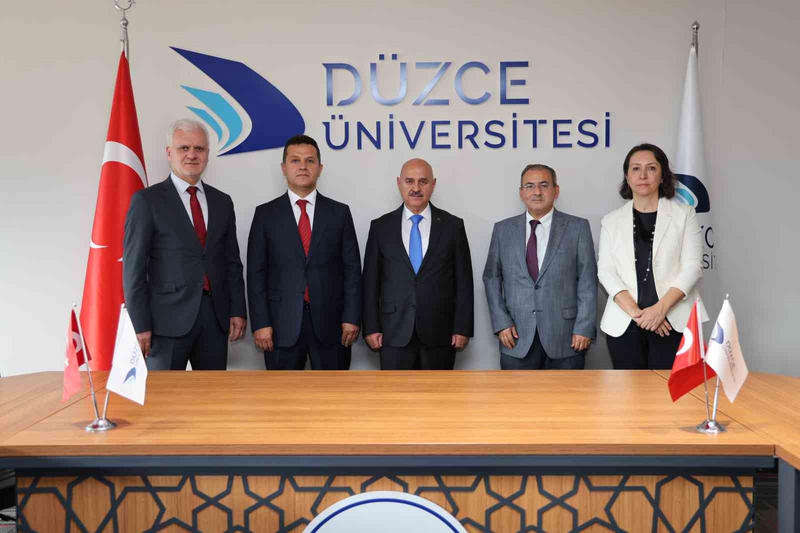 Düzce ile Kastamonu üniversiteleri iş birliği içinde olacak 