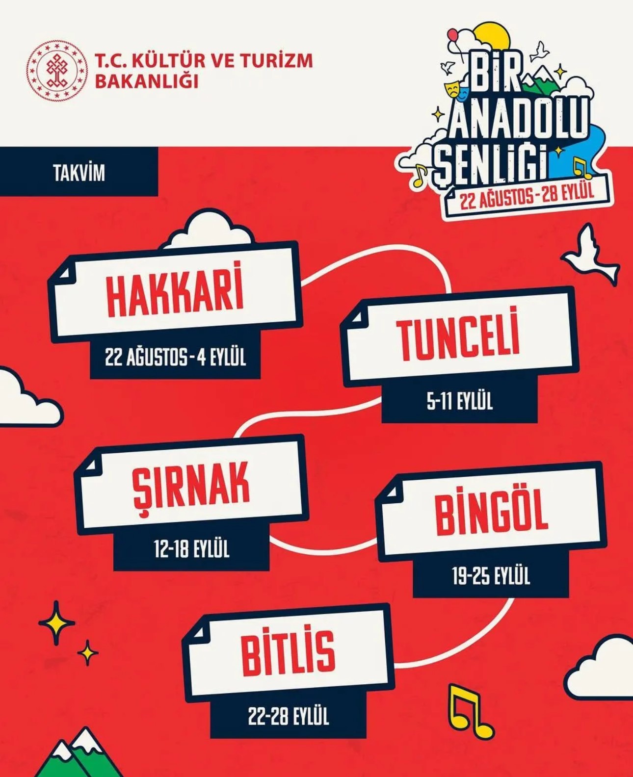 Yüksekova’da ünlü isimler sahne alacak 