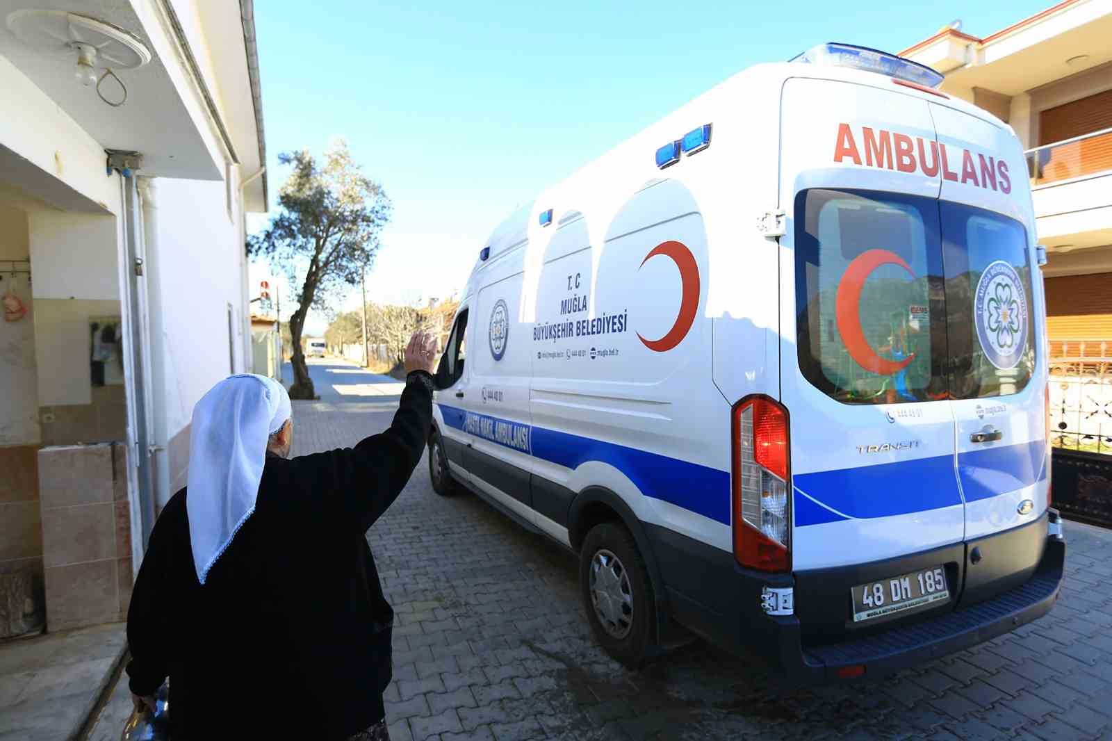 Hasta ve engelli naklinde 100 taşımaya ulaşıldı 