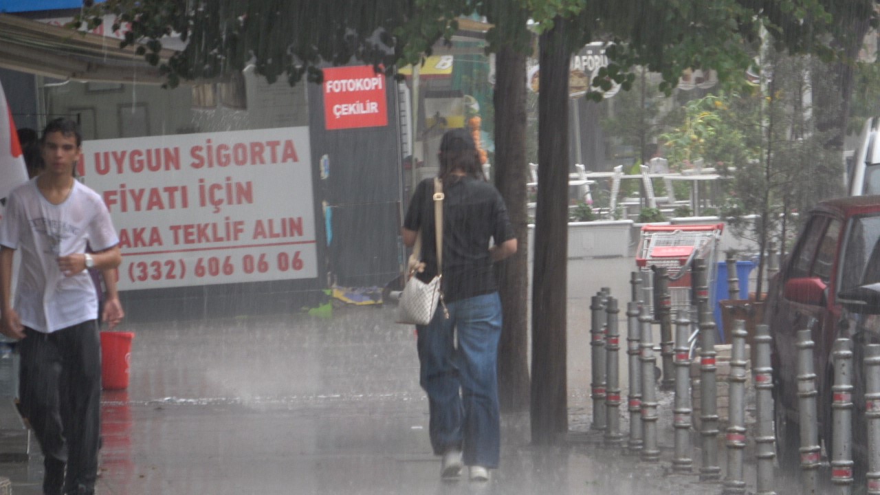 Konya’da sağanak etkili oldu 
