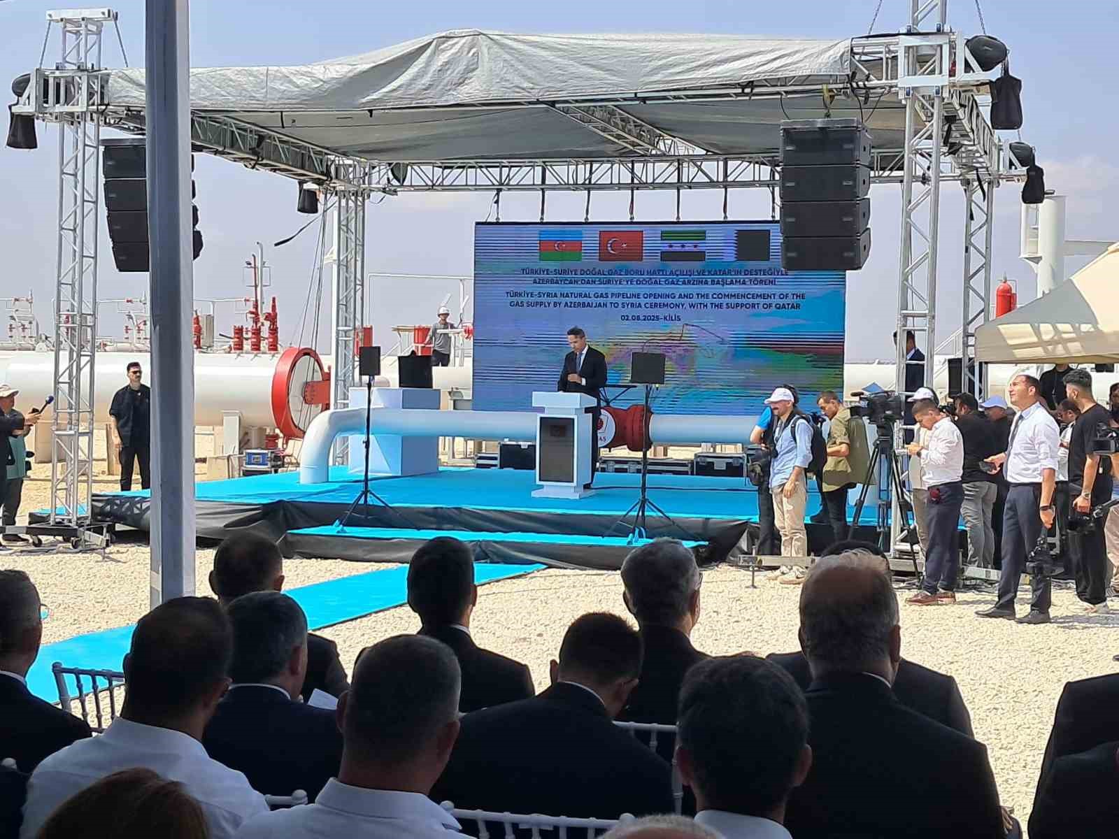 Türkiye-Suriye Doğal Gaz Boru Hattı açıldı 