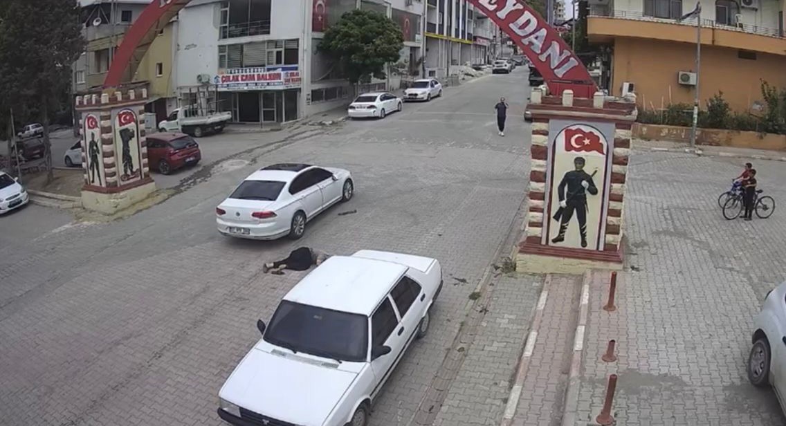 Osmaniye’de otomobil görme engelli vatandaşa çarptı 
