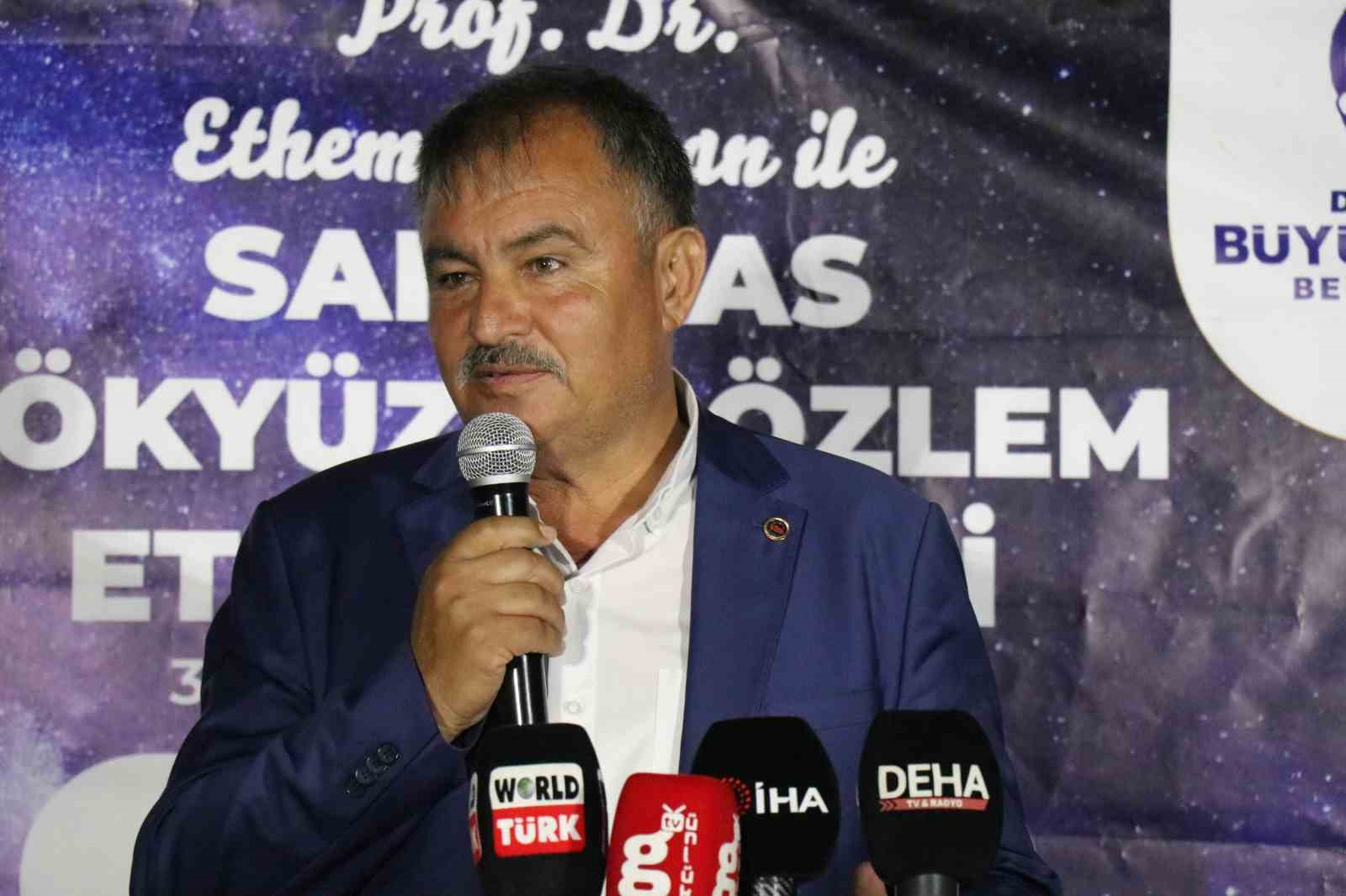 Uzay meraklıları, Beyağaç Topuklu Yaylası’nda gökyüzünün derinliklerini keşfediyor 