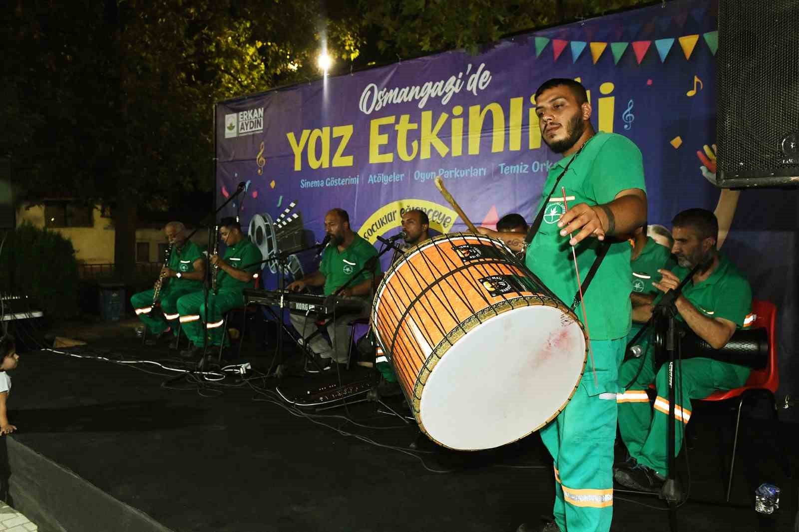 Yaz etkinliklerinde çocuklar ve aileler doyasıya eğlendi 