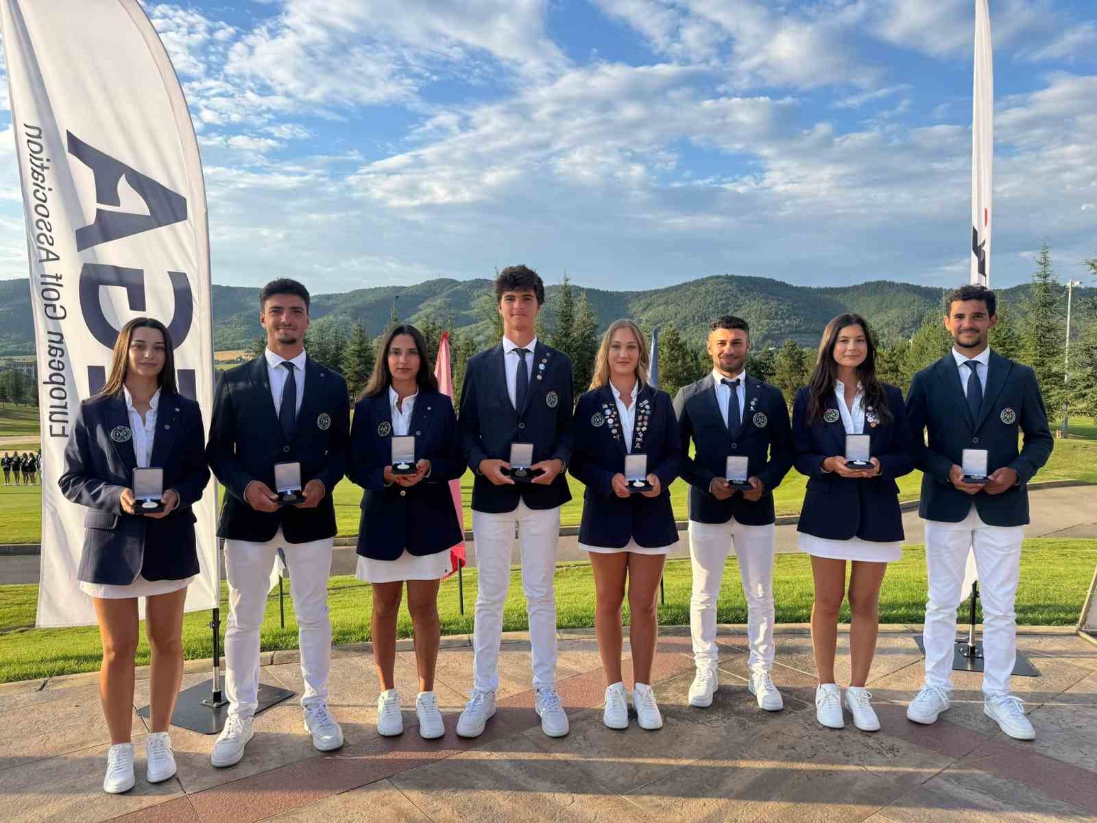 Milli golfçüler, European Men’s and Ladies’ Team Shield Championship 2025’te dereceye girdi 
