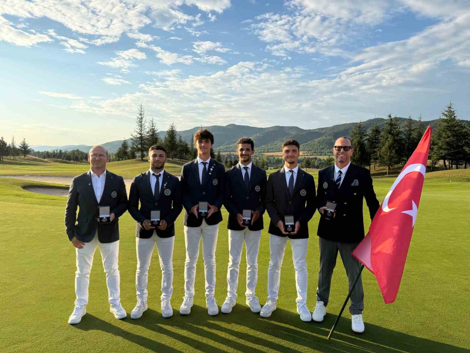 Milli golfçüler, European Men’s and Ladies’ Team Shield Championship 2025’te dereceye girdi 