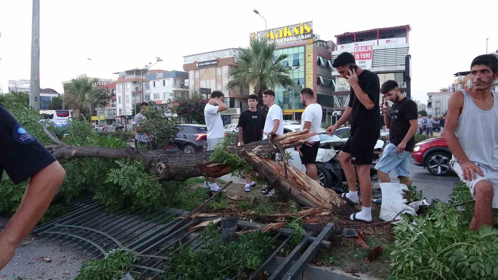 Ortalığın savaş alanına döndüğü kazada kimsenin burnu bile kanamadı 