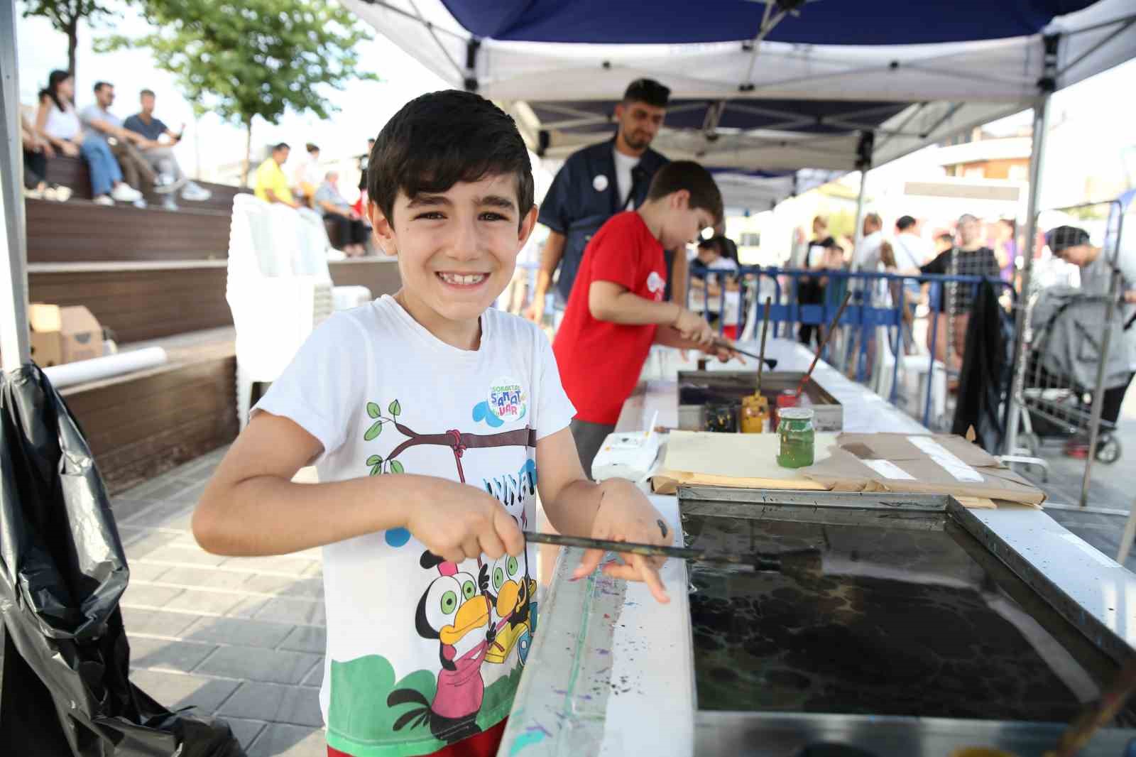 Küçükçekmece’de yaz boyunca sanat sokakta 
