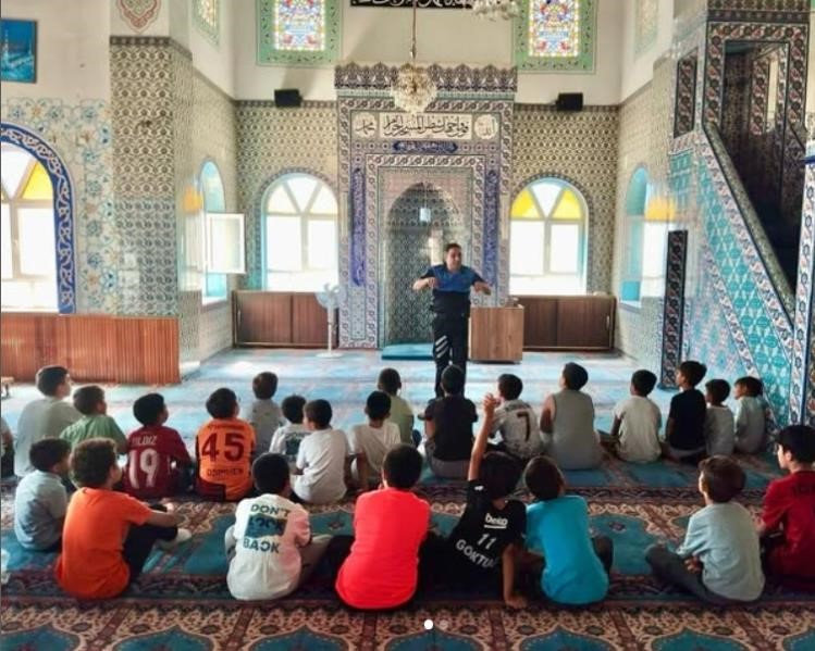 Çocuklara güvenli yaşamın temelleri anlatıldı 