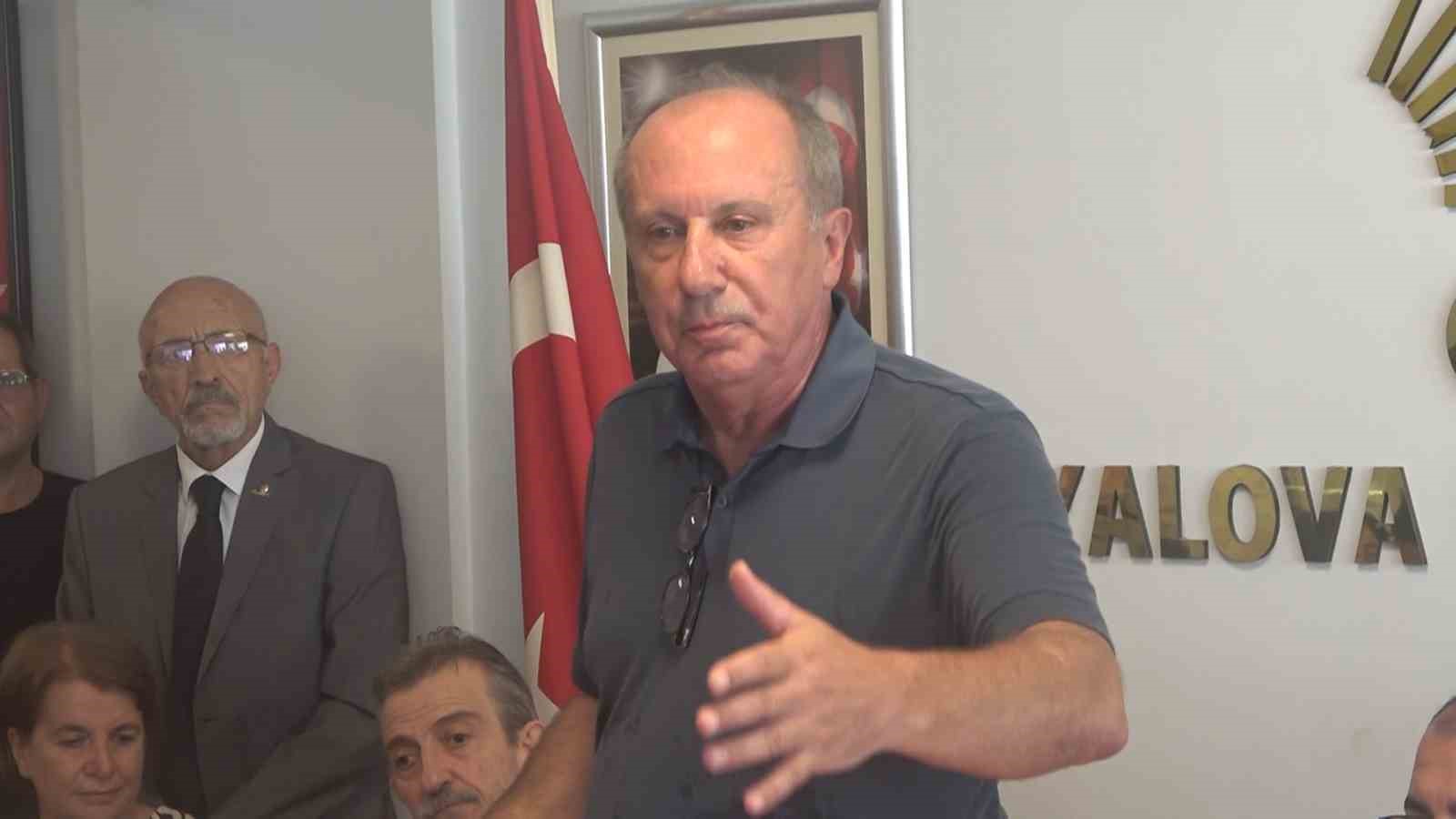 Yeniden CHP’ye katılan Muharrem İnce’den Yalova İl Teşkilatı’na ziyaret 