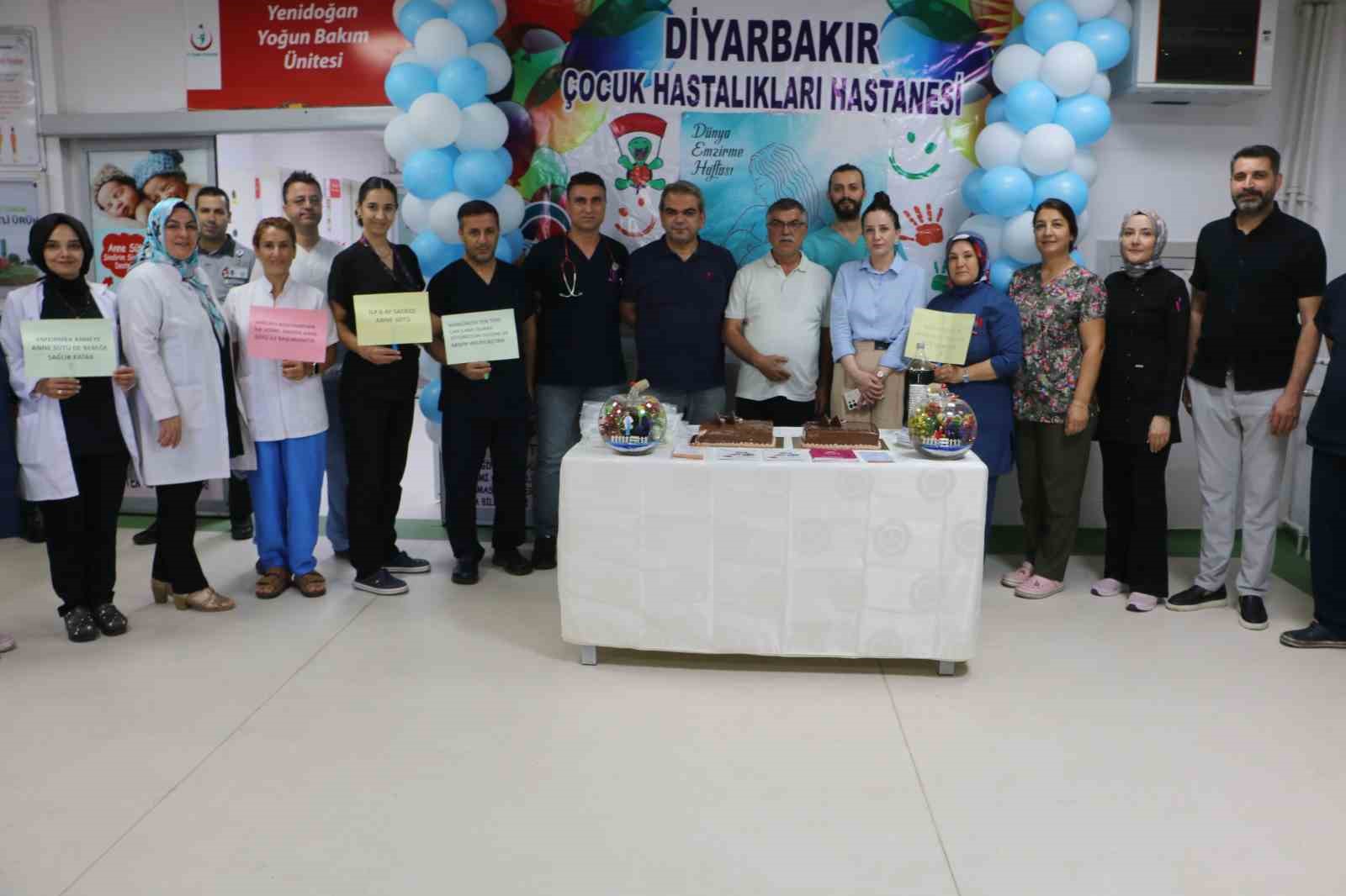 Diyarbakır’da Dünya Emzirme Haftası kutlandı