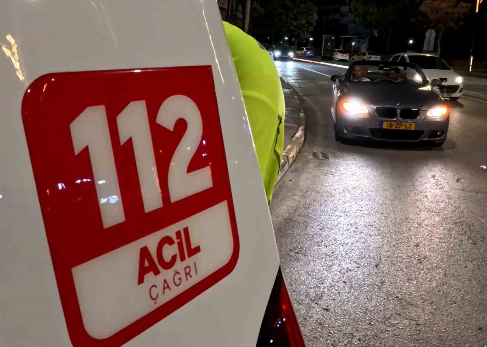 Direksiyon başında alkollü yakalandı, 