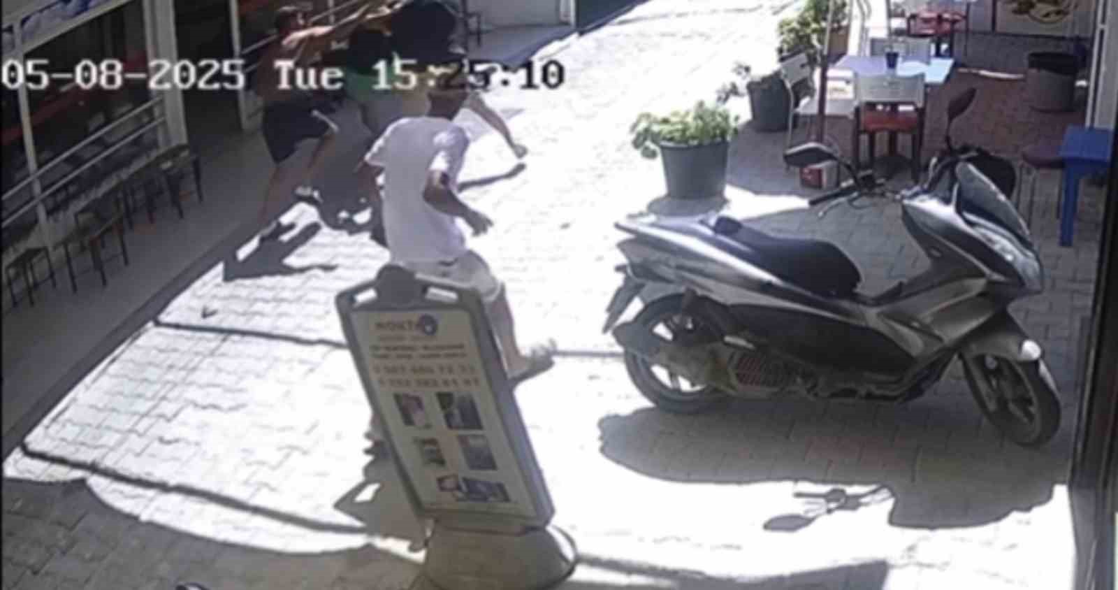 Bodrum’daki akraba kavgasının kamera görüntüleri ortaya çıktı