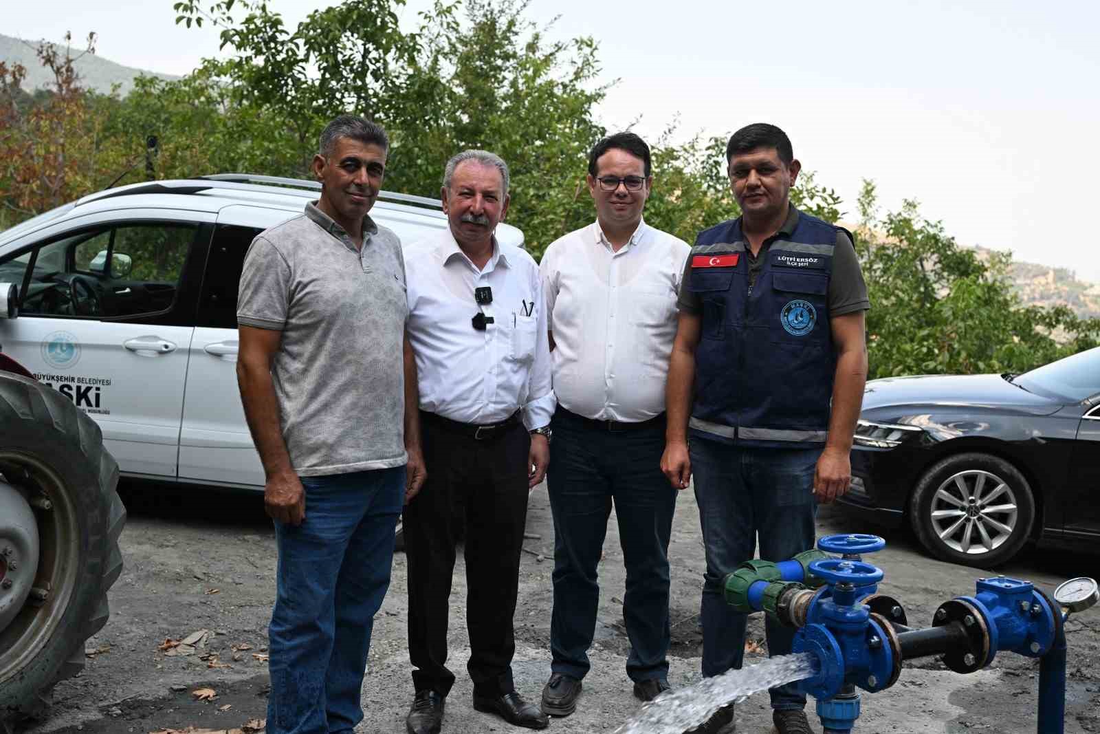Bir mahallenin daha taşıma su çilesi bitti 