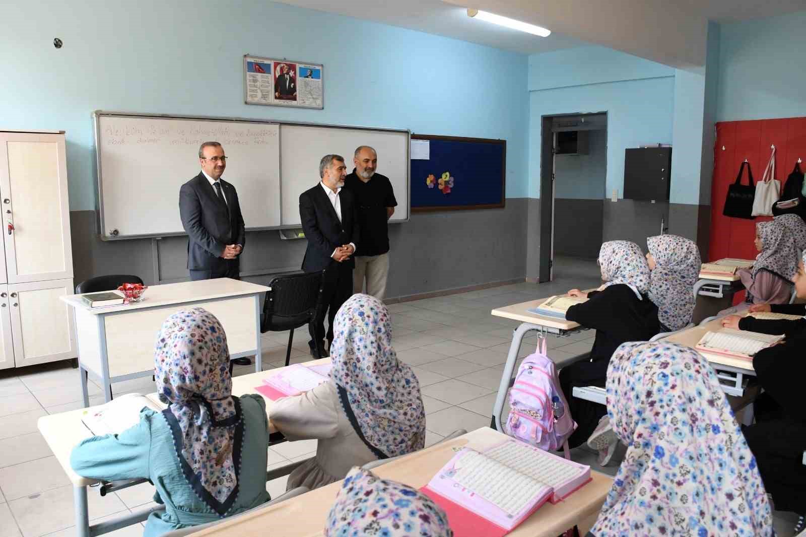 Kız hafızlık yaz kurslarına inceleme ziyareti 