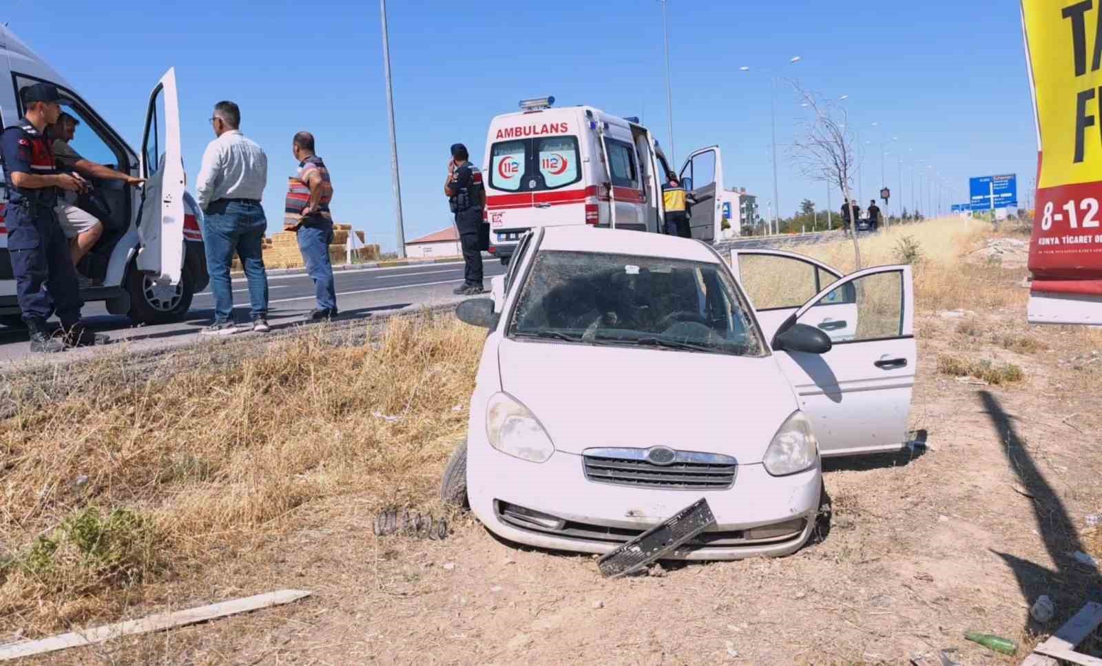 Otomobil şarampole düştü: 4 yaralı 