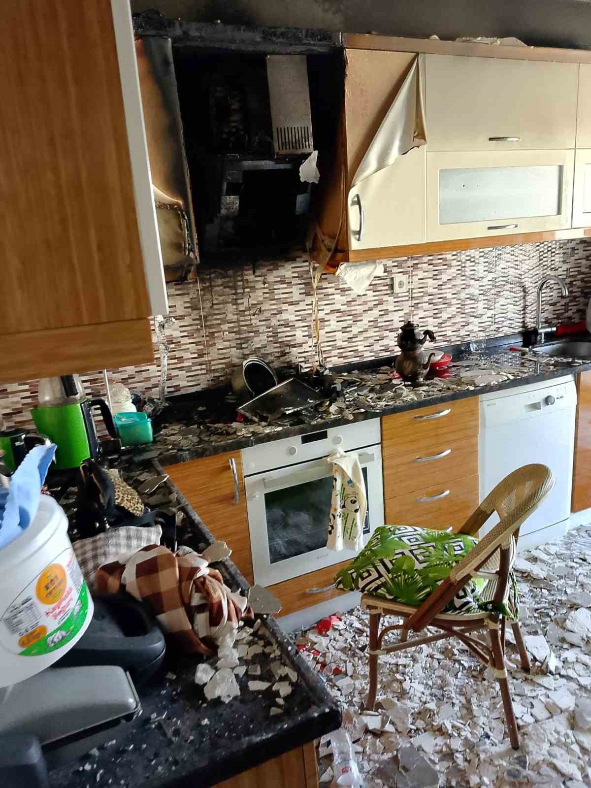 Kahramanmaraş’ta ikamet yangını 