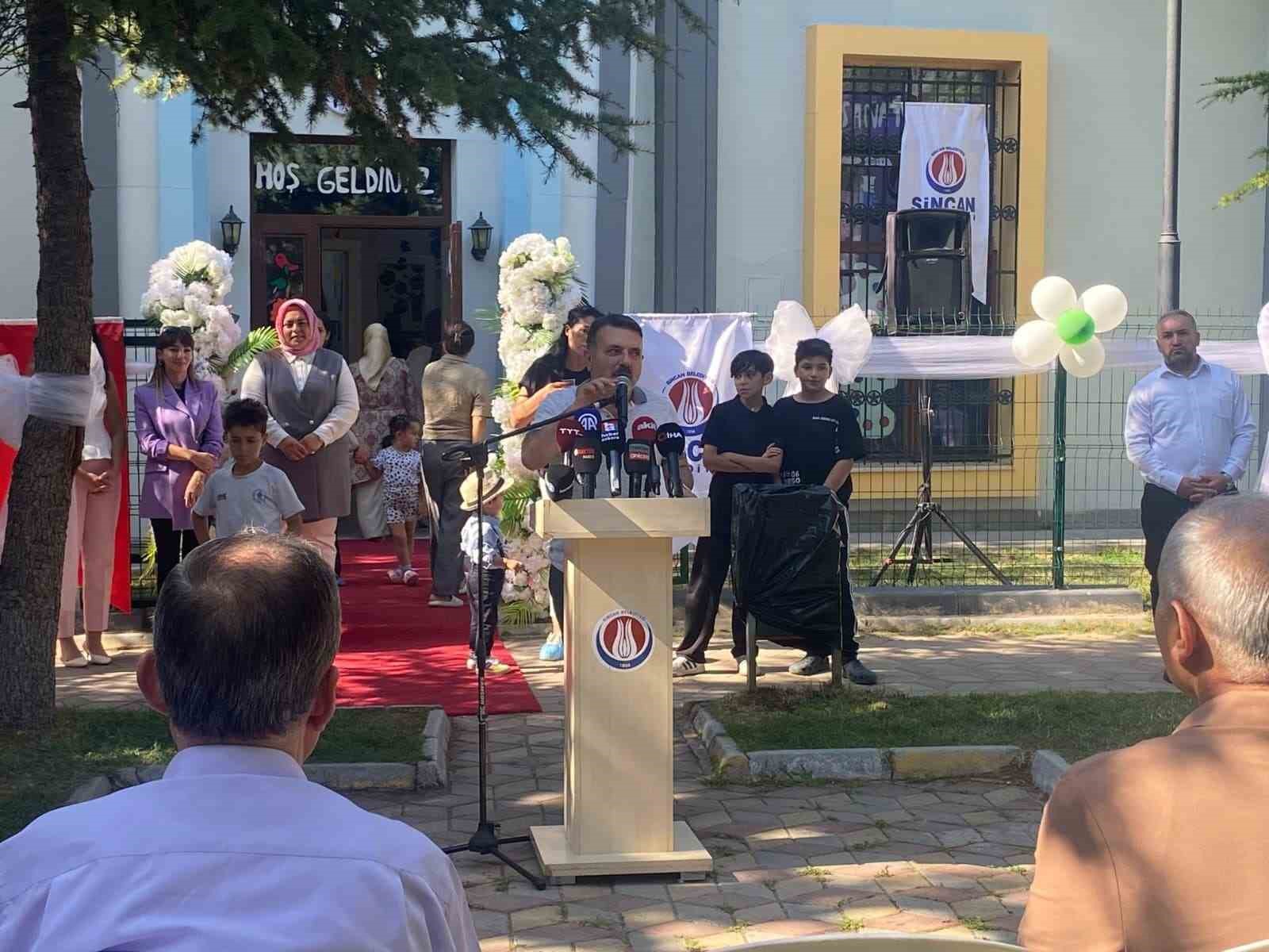 Sincan Belediyesi, 7. Anne-Çocuk Oyun Evi’ni hizmete sundu 